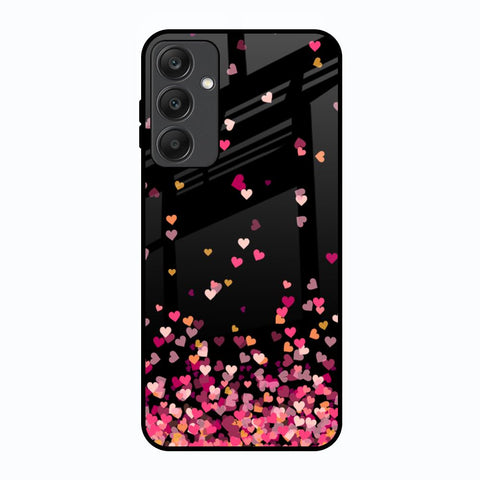 Heart Rain Fall Samsung Galaxy A25 5G Glass Back Cover Online