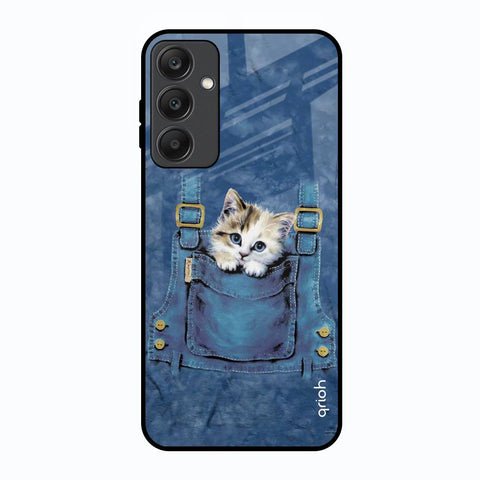 Kitty In Pocket Samsung Galaxy A25 5G Glass Back Cover Online