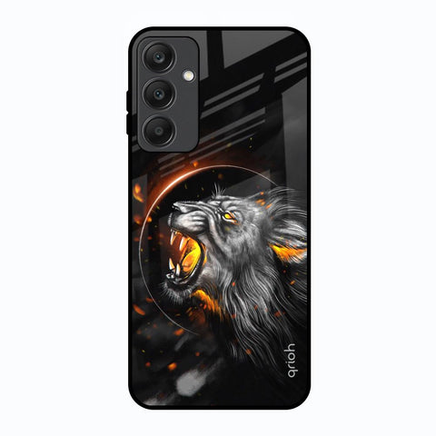 Aggressive Lion Samsung Galaxy A25 5G Glass Back Cover Online