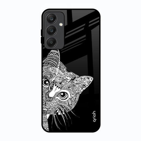 Kitten Mandala Samsung Galaxy A25 5G Glass Back Cover Online