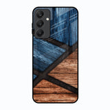 Wooden Tiles Samsung Galaxy A25 5G Glass Back Cover Online