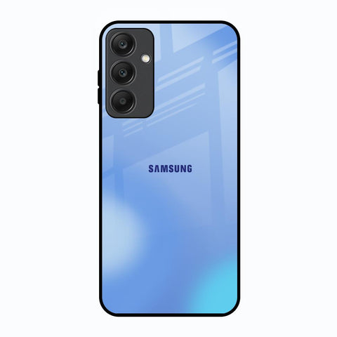 Vibrant Blue Texture Samsung Galaxy A25 5G Glass Back Cover Online