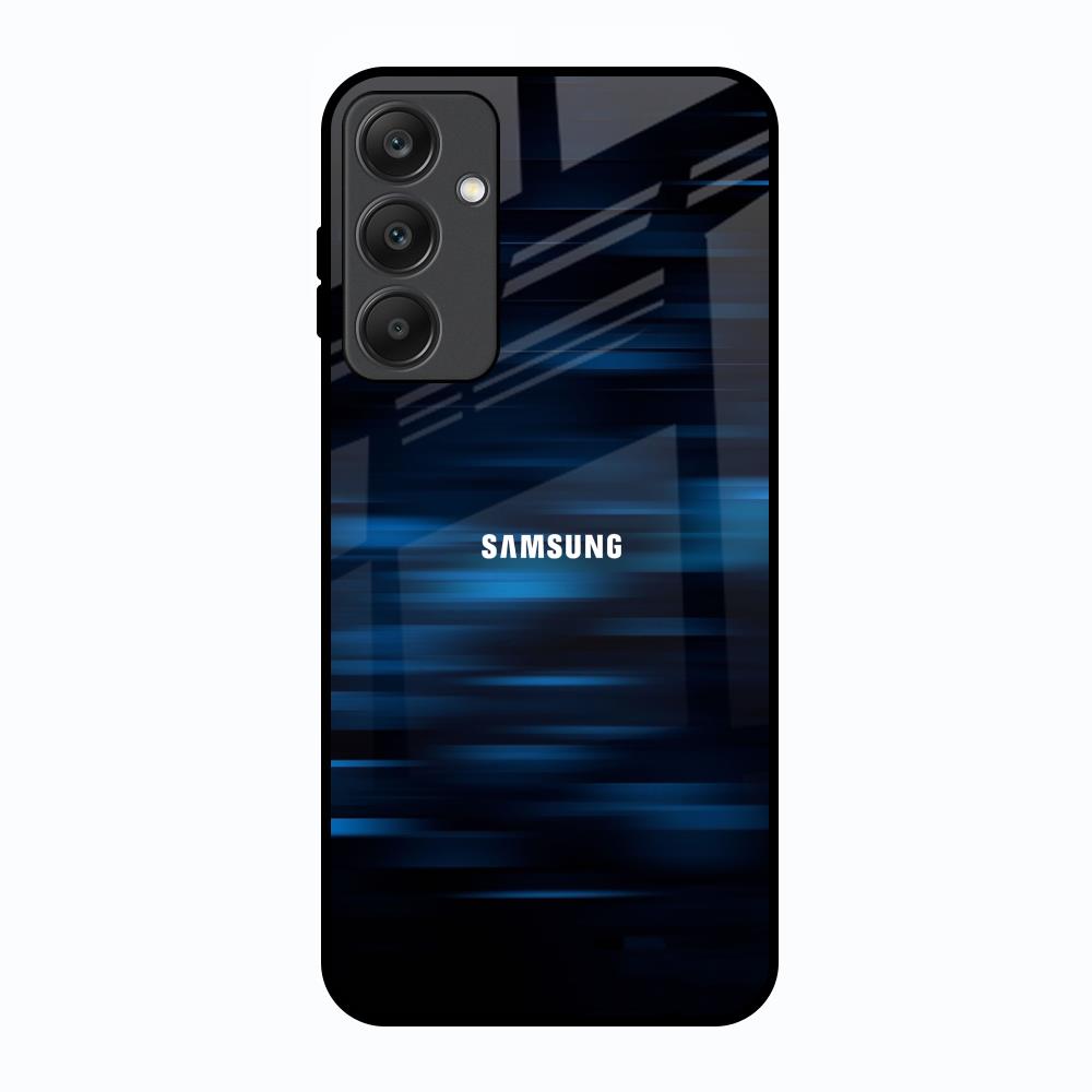 Blue Rough Abstract Samsung Galaxy A25 5G Glass Back Cover Online