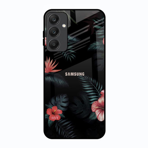 Tropical Art Flower Samsung Galaxy A25 5G Glass Back Cover Online