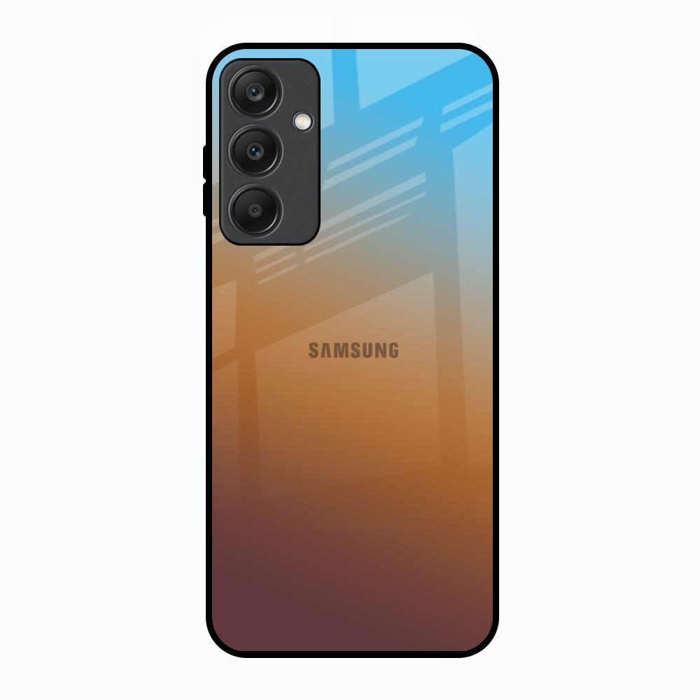 Rich Brown Samsung Galaxy A25 5G Glass Back Cover Online
