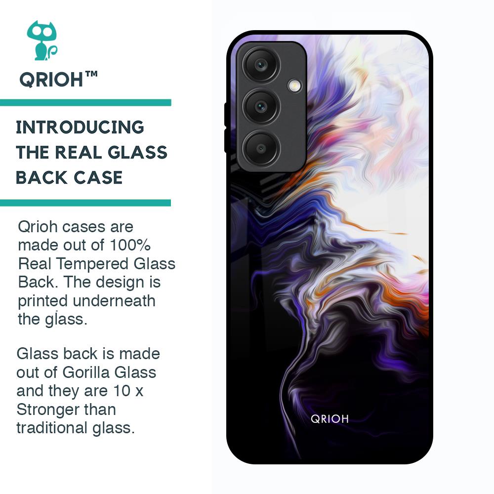 Enigma Smoke Glass Case for Samsung Galaxy A25 5G