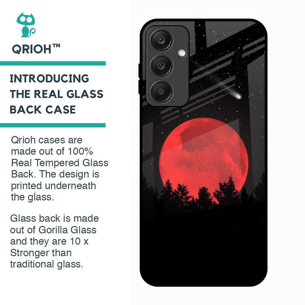 Moonlight Aesthetic Glass Case For Samsung Galaxy A25 5G