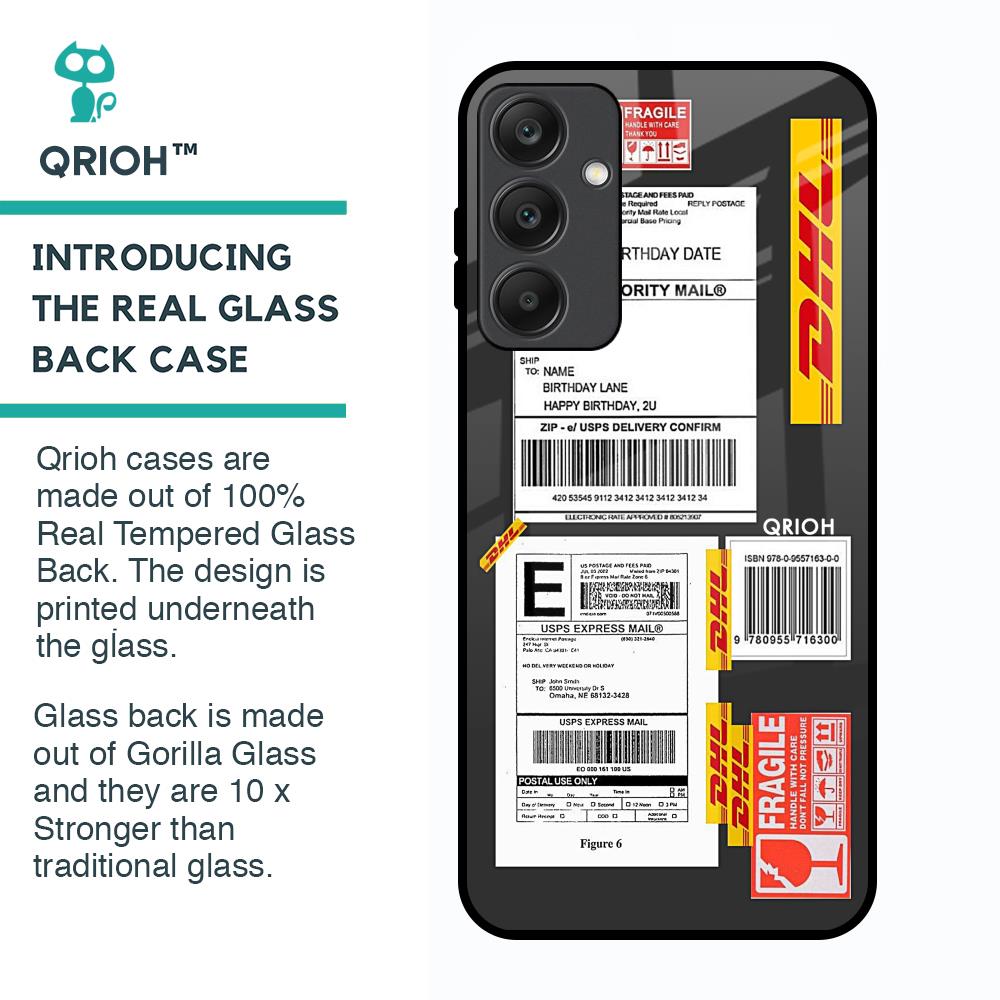 Cool Barcode Label Glass Case For Samsung Galaxy A25 5G
