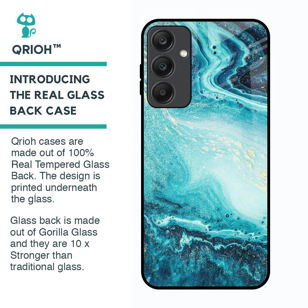 Sea Water Glass Case for Samsung Galaxy A25 5G