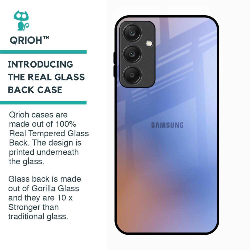 Blue Aura Glass Case for Samsung Galaxy A25 5G