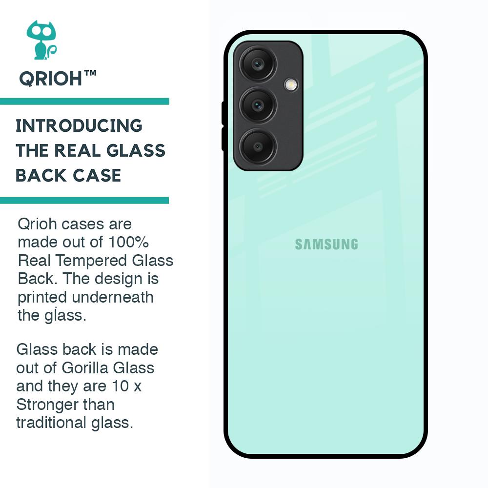 Teal Glass Case for Samsung Galaxy A25 5G