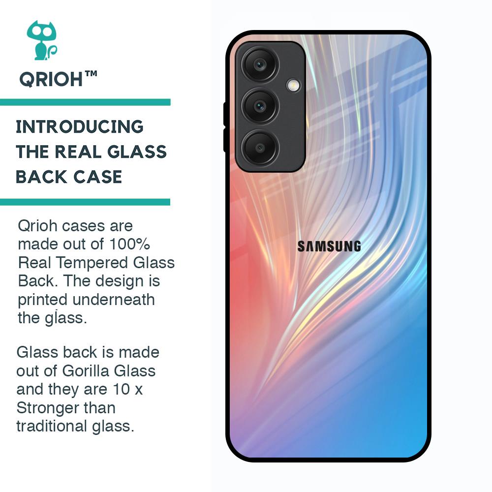Mystic Aurora Glass Case for Samsung Galaxy A25 5G