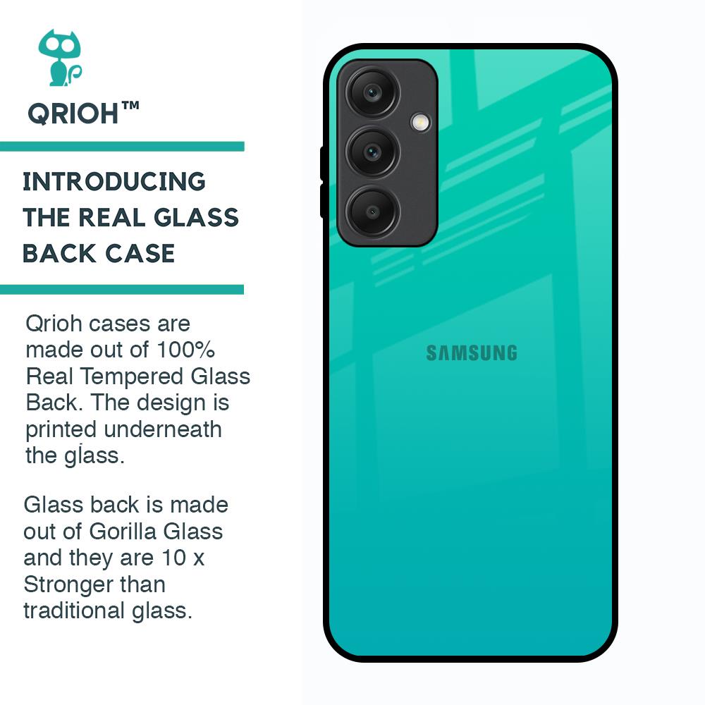 Cuba Blue Glass Case For Samsung Galaxy A25 5G