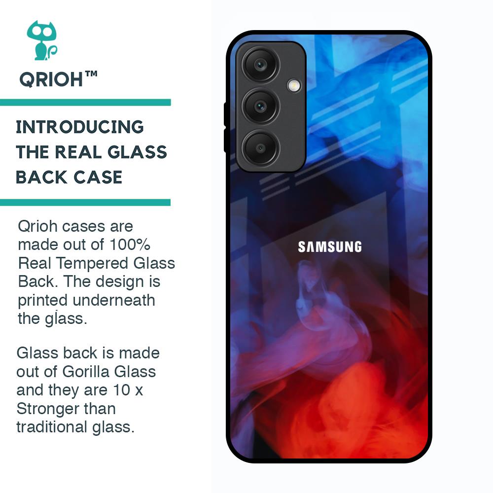 Dim Smoke Glass Case for Samsung Galaxy A25 5G