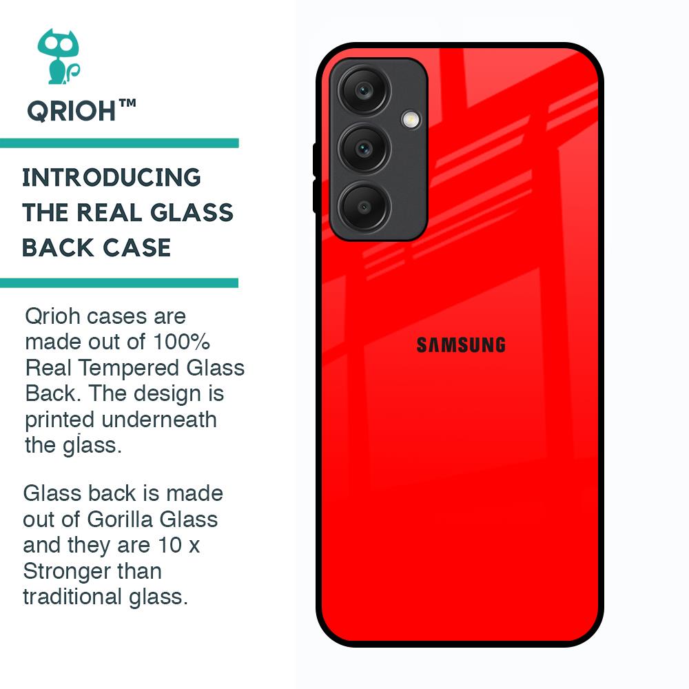 Blood Red Glass Case for Samsung Galaxy A25 5G