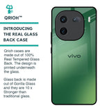 Green Grunge Texture Glass Case for IQOO 12 5G