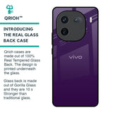 Dark Purple Glass Case for IQOO 12 5G