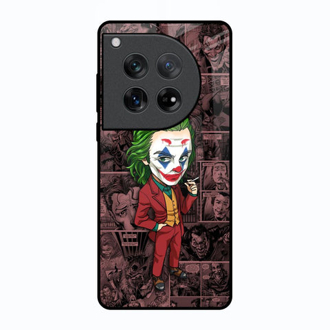 Joker Cartoon Oneplus 12 Glass Back Cover Online