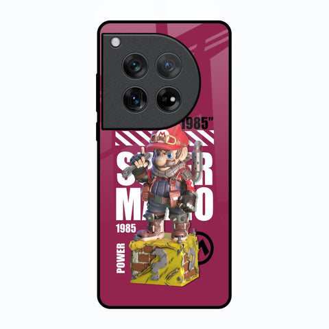 Gangster Hero Oneplus 12 Glass Back Cover Online