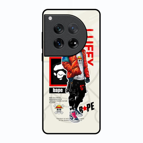 Bape Luffy Oneplus 12 Glass Back Cover Online