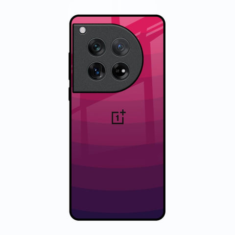 Wavy Pink Pattern Oneplus 12 Glass Back Cover Online