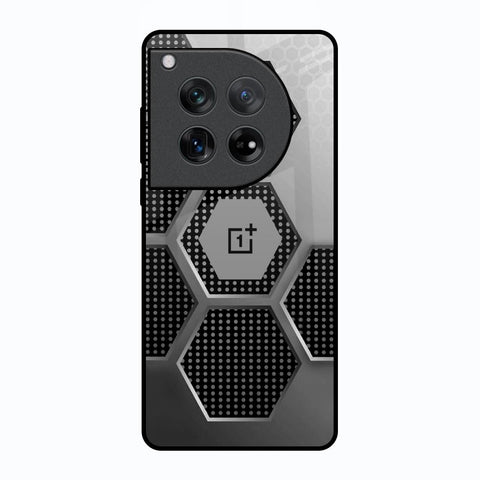Hexagon Style Oneplus 12 Glass Back Cover Online