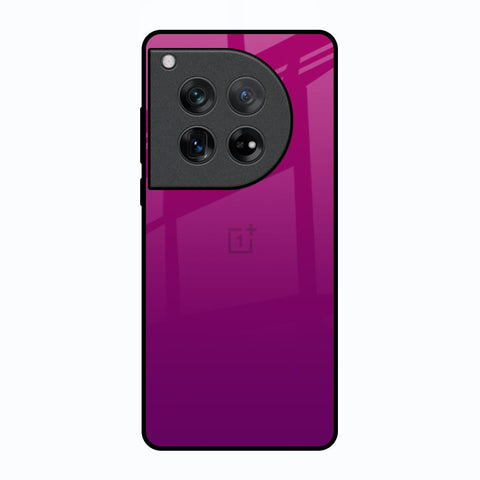 Magenta Gradient Oneplus 12 Glass Back Cover Online