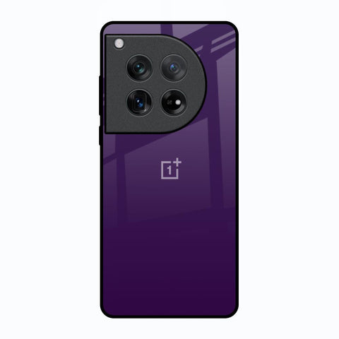 Dark Purple Oneplus 12 Glass Back Cover Online
