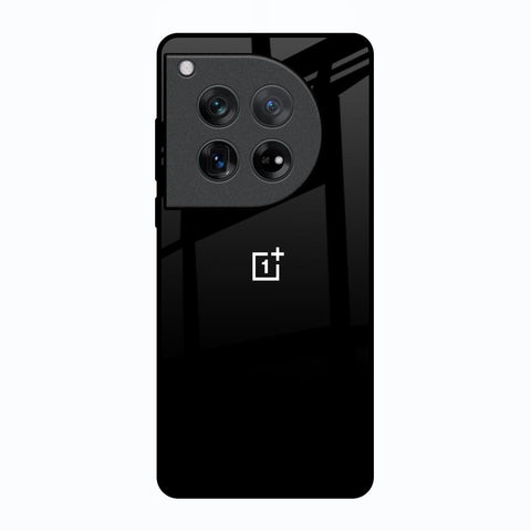 Jet Black Oneplus 12 Glass Back Cover Online