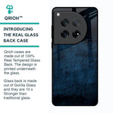 Dark Blue Grunge Glass Case for Oneplus 12