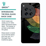 Colorful Leaves Glass Case for Oneplus 12