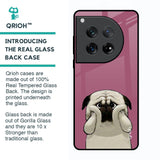 Funny Pug Face Glass Case For Oneplus 12