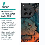 Geographical Map Glass Case for Oneplus 12