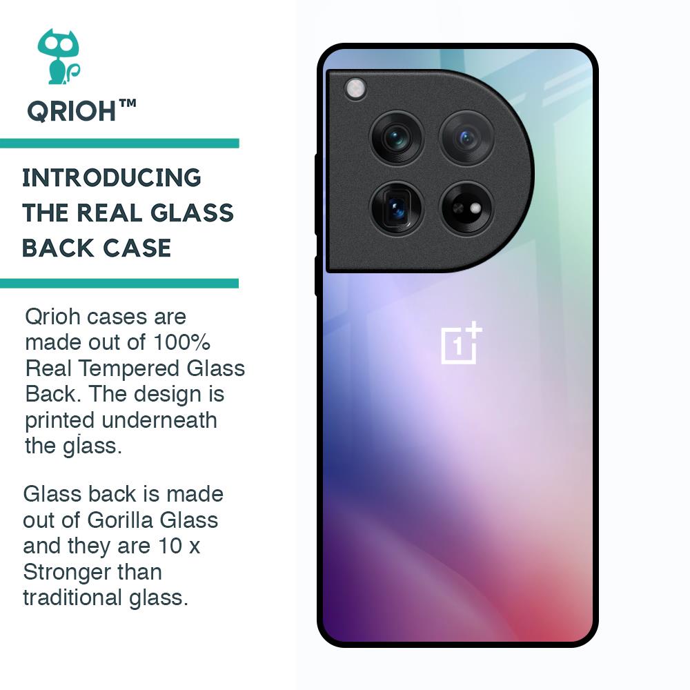 Abstract Holographic Glass Case for Oneplus 12