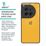 Fluorescent Yellow Glass case for Oneplus 12