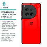 Blood Red Glass Case for Oneplus 12