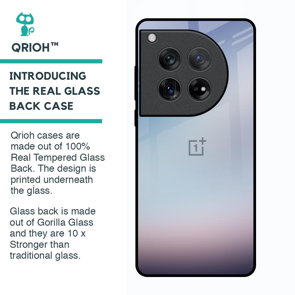 Light Sky Texture Glass Case for Oneplus 12