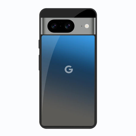 Blue Grey Ombre Google Pixel 8 Glass Back Cover Online