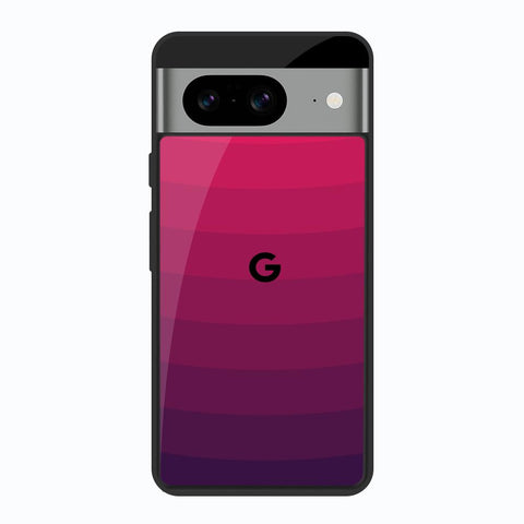 Wavy Pink Pattern Google Pixel 8 Glass Back Cover Online