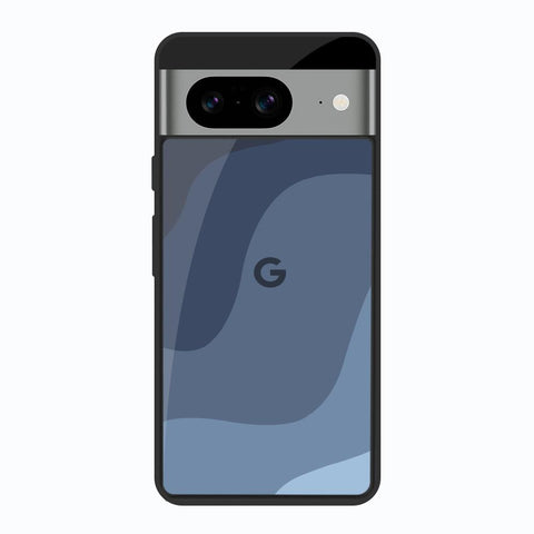Navy Blue Ombre Google Pixel 8 Glass Back Cover Online