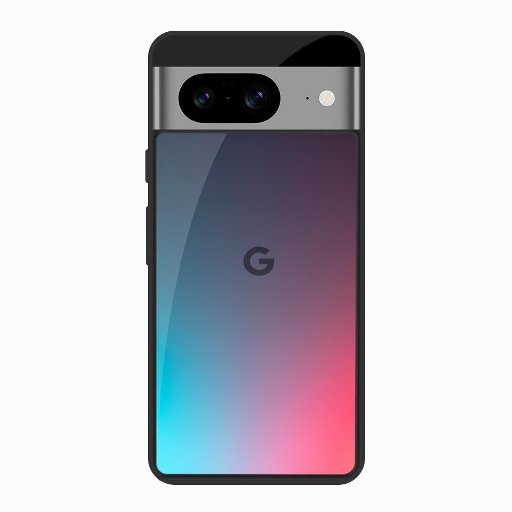 Rainbow Laser Google Pixel 8 Glass Back Cover Online