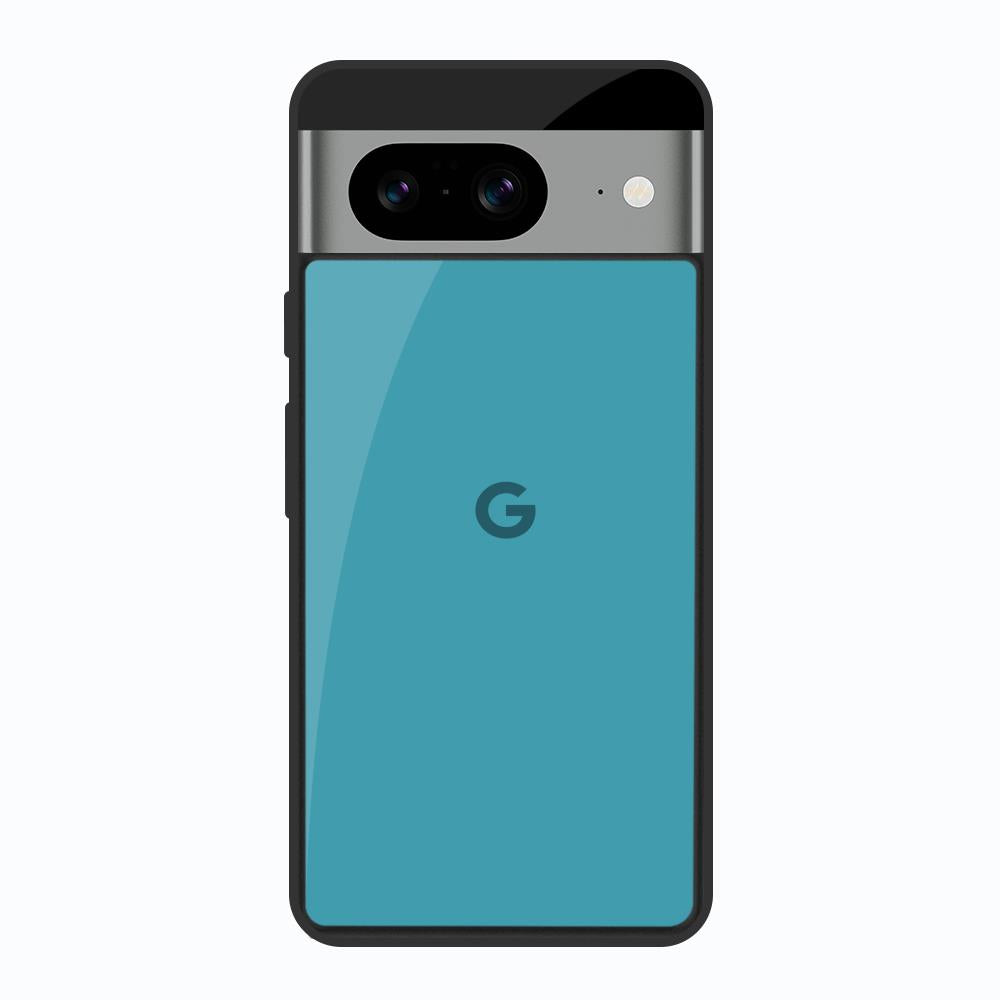 Oceanic Turquiose Google Pixel 8 Glass Back Cover Online