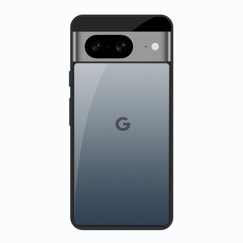 Smokey Grey Color Google Pixel 8 Glass Back Cover Online