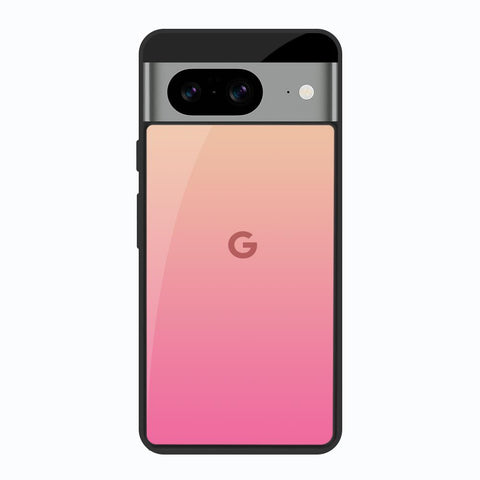 Pastel Pink Gradient Google Pixel 8 Glass Back Cover Online