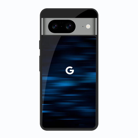 Blue Rough Abstract Google Pixel 8 Glass Back Cover Online