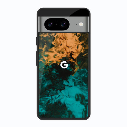 Watercolor Wave Google Pixel 8 Glass Back Cover Online