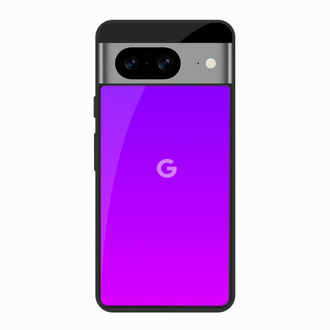 Purple Pink Google Pixel 8 Glass Back Cover Online