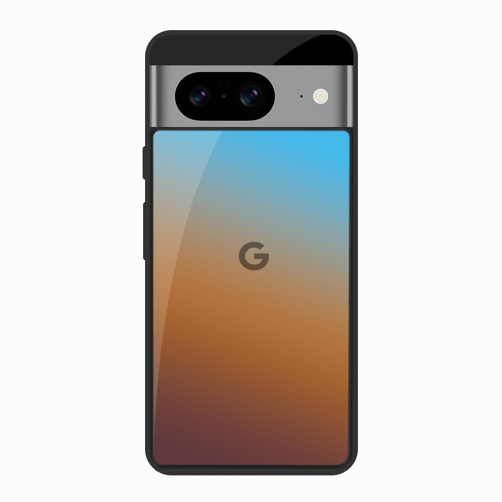 Rich Brown Google Pixel 8 Glass Back Cover Online