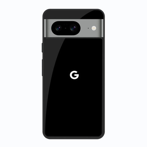 Jet Black Google Pixel 8 Glass Back Cover Online