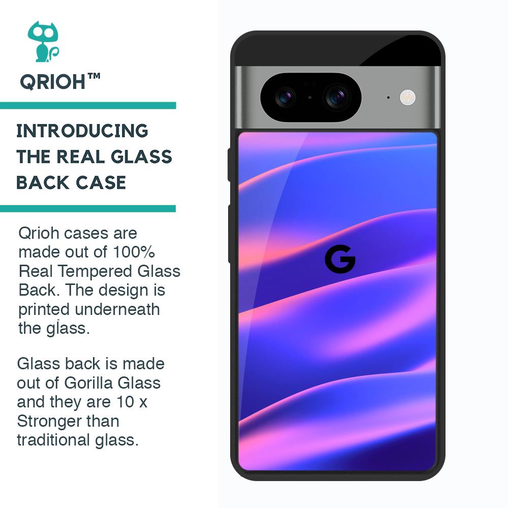 Colorful Dunes Glass Case for Google Pixel 8
